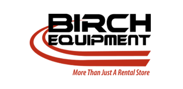 Birch Equipment logo, subtitled More Than Just a Rental Store